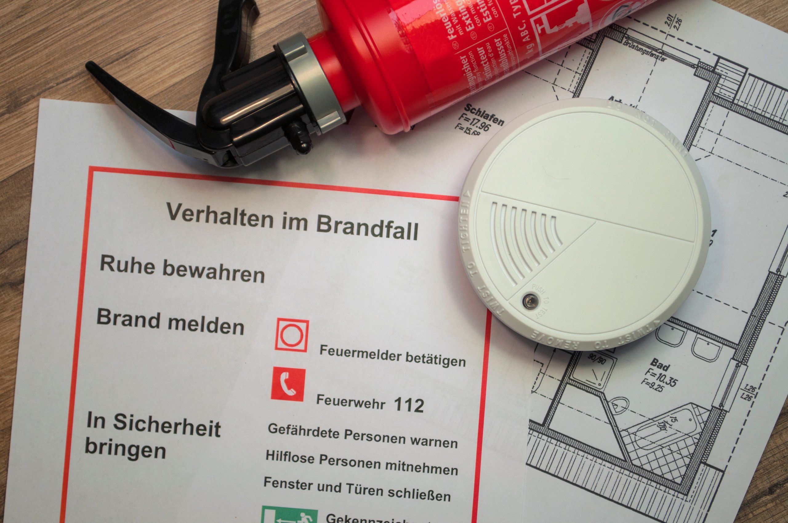 Verhalten im Brandfall